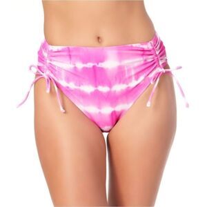 NWT California Waves Juniors High-Waist Bikini Bottoms